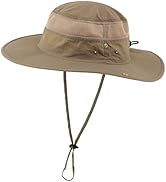 Connectyle Outdoor Mesh Sun Hat Wide Brim UV Sun Protection Hat Fishing Hiking Hat
