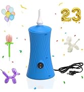AXHJ Balloon Pump Electric Air Pumps for Long Balloons, Electric Air Balloon Pump, Balloon Inflat...