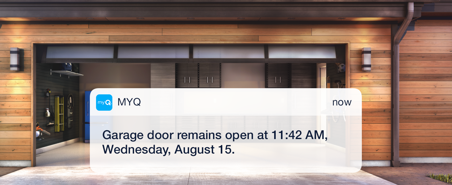 myQ Garage Door Notificiation