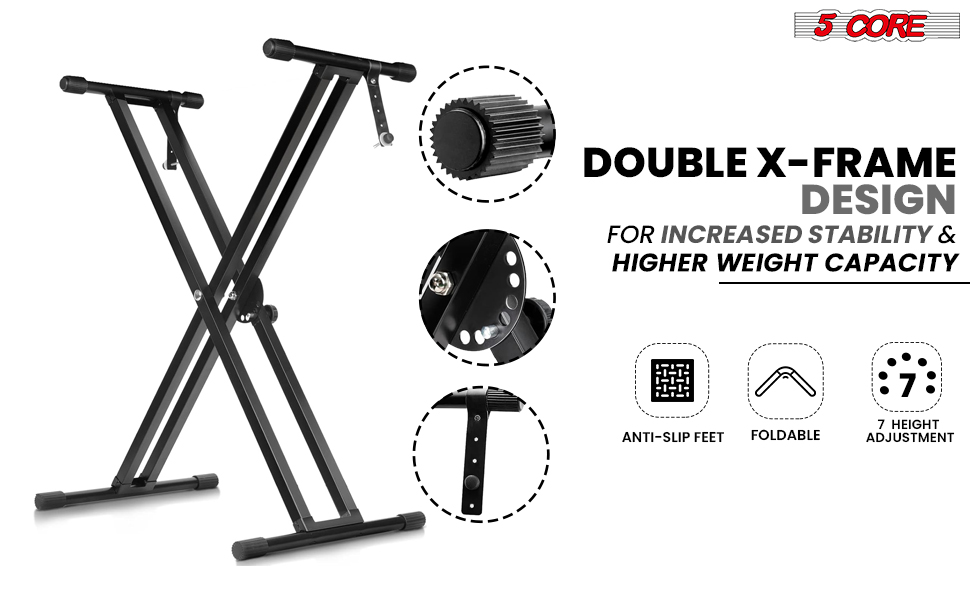 keyboard stand,double keyboard stand,electronic keyboard stand,double x keyboard stand