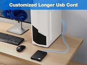 Longer usb cord