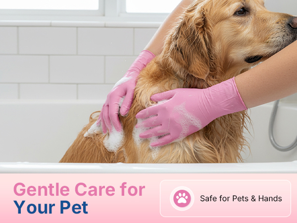 Pink Nitrile Gloves