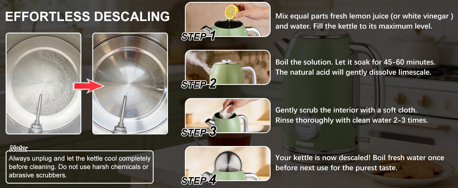 effortless descaling