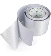 BOMEI PACK Adhesive Aluminum Foil Heat Shield Tape Barrier 4in x 66ft, Fiberglass Thermal Insulat...