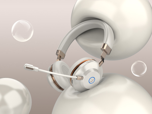 computer headset with microphone