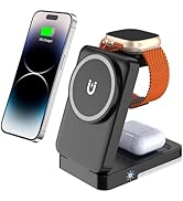 3 in 1 Travel Magnetic Charging Station for iPhone 17/17 Pro/17 Pro Max/Air/16 15 14 13 12 Pro Ma...