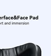 AMVR Face Cover Pad Facial Interface Compatible with Meta/Oculus Quest 3 Accessories,with Soft PU...