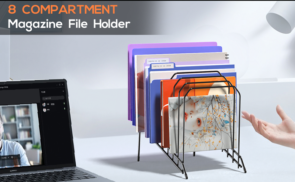 magazine file holder