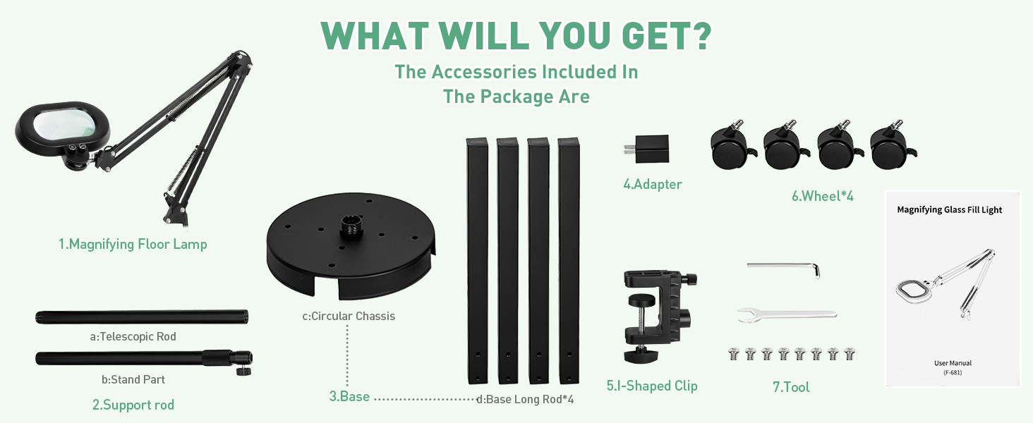 magnifier with light magnifying lamp with light magnifying glasses with light lighted magnifying