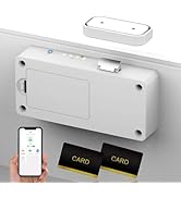 Anweller Smart Cabinet Lock, Hidden No Drill Adhesive Baby Proofing Child Proof Drawer Locks, Key...