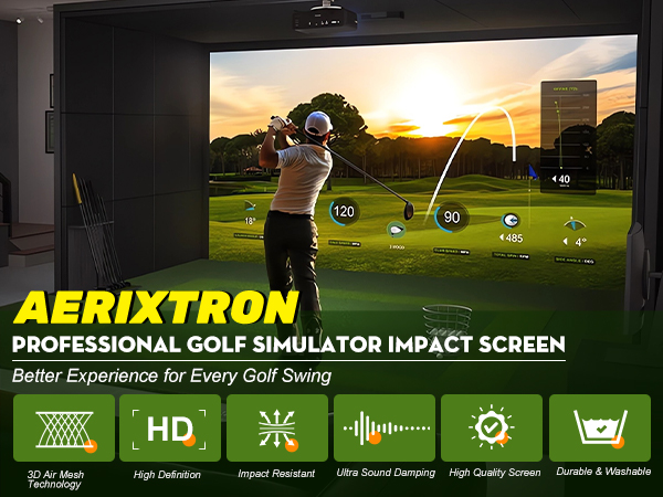 Professional Golf Impact Screen