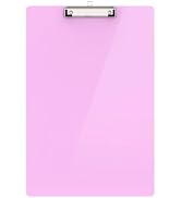 Macroclo Extra Large 11x17 Clipboards, Pink Plastic Drawing Boards with Low Profile Clip Horizont...