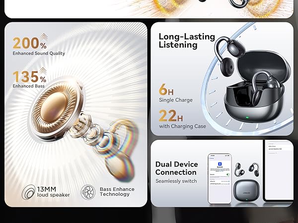 ear clip bluetooth headphones clip on headphones clip on ear buds clip earbuds