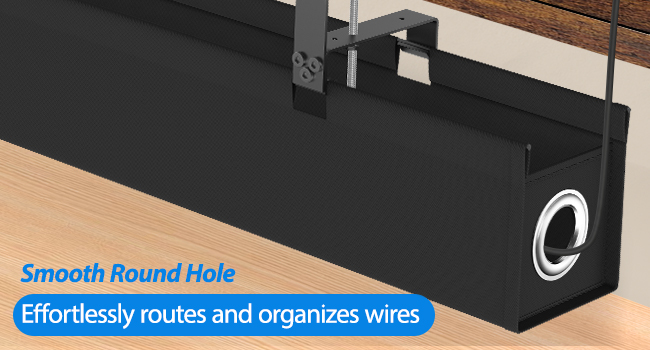under desk cable management tray