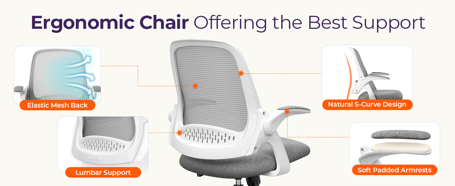 Ergonomic Chair with Comprehensive Support