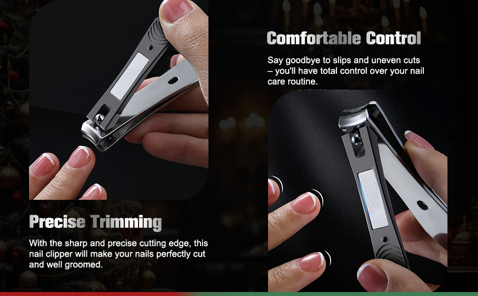 FERYES 2 Pack Nail Clippers Set