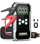 Jump Starter, 6000A Car Jump Starter with Air Compressor, 150PSI Jump Starter Pack (10.0 Gas/7.0L...