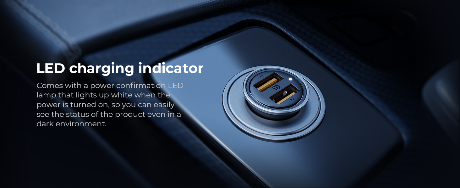 fast charging car charger adapter