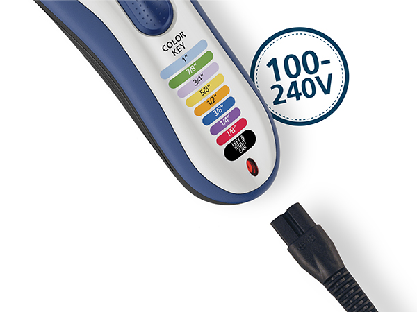 World Wide Voltage international use cordless rechargeable wahl color pro