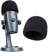 YOUSHARES Yeti Nano Microphone Foam Windscreen - Mic Wind Cover Pop Filter Foam Cover, Profession...