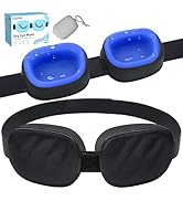 CLOZIA Eye Mask for Dry Eyes - 100% Blackout Dry Eye Mask &amp; Moisture Goggles - Adjustable Sleepin...