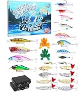 UCEC Advent Calendar 2025 Fishing Advent Calendar Fishing Gifts For Men Teens Boys 24 Days Christ...