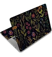 SUPERDANT Laptop Skin Sticker Flowers Laptop Notebook Decals Floral | Personalized Universal Comp...