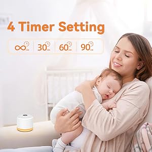 4 Timer Setting( Continuously/ 30min/60min/90min)