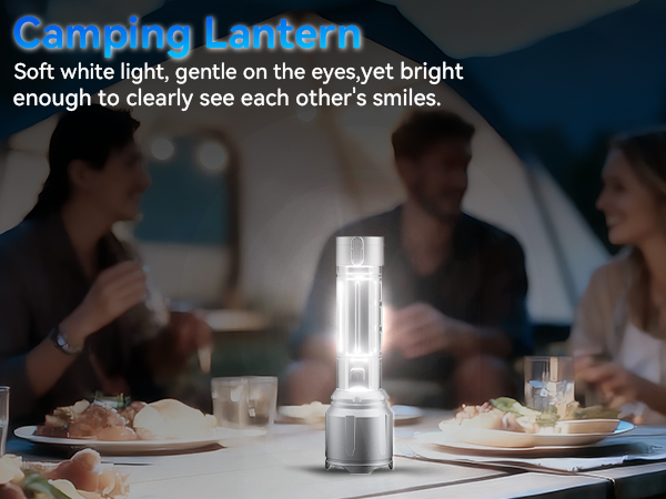 rechargeable flashlight for camping