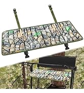 ANGAR Tree Stand Seat Cushion for Two Man, Foldable Memory Foam Silent Deer Stand Seat Cushion, W...