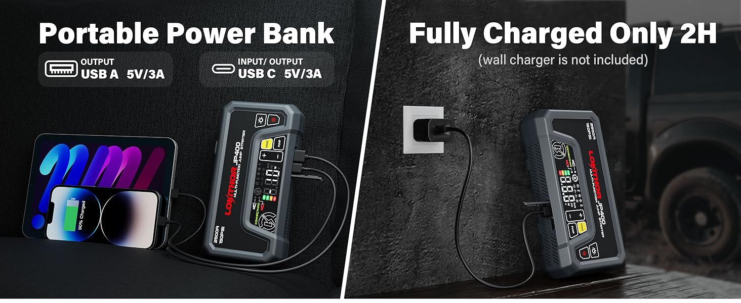 portable car jump starter