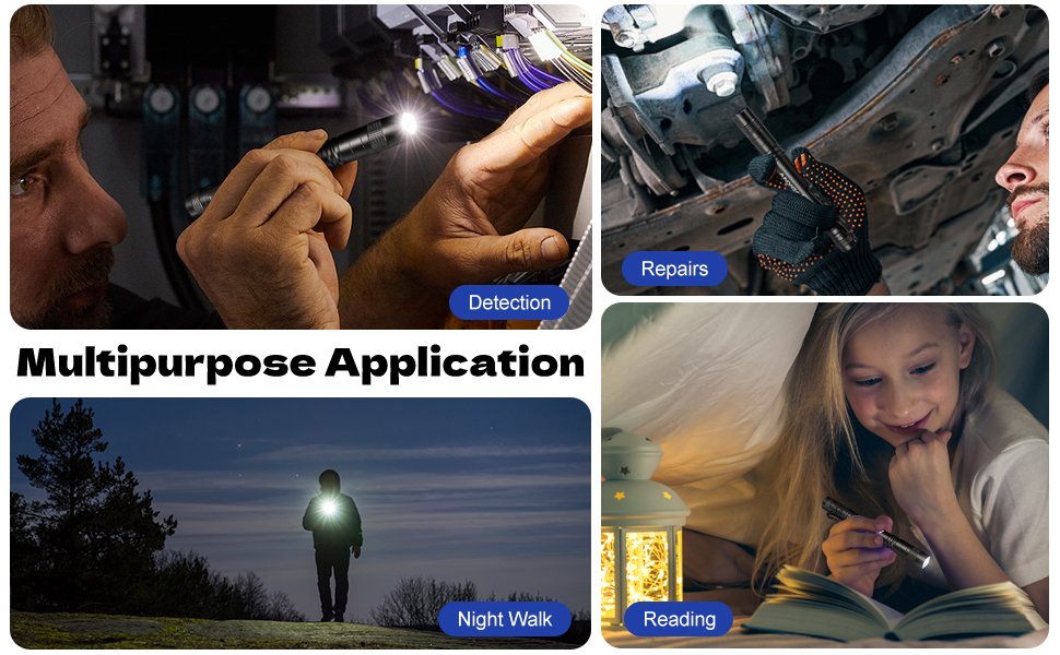 pen light flashlight rechargeable