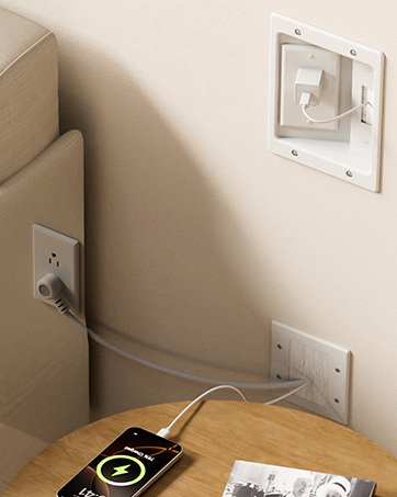 in-Wall TV Cable Management Kit