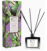 Air Jungles Lavender Reed Diffuser Set with Sticks 3.4 fl. oz, Essential Incense Oil Air Freshene...