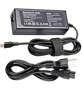 65W/45W Type-C USB C Adapter Laptop Charger for Lenovo ThinkPad T470 T470s T480 T480S Chromebook ...