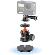 UURIG Magnet Camera Mount for GoPr0,Magnetic Mount Base Stand with 1/4"-20 Thread Camera Mount wi...