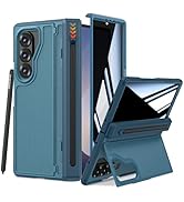 Ruky for Z-Fold-6-Case with [Hidden Foldable Kickstand &amp; Hinge Protection], with S Pen Holder and...