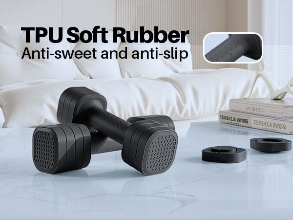 Adjustable Dumbbell Set of 2 Adjustable Weights Dumbbells Set Free Weights Dumbbells Set for Women
