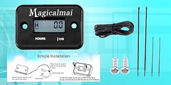 Package include 12v digital portable induction hour meter for tractor mercury 2200i golf cart