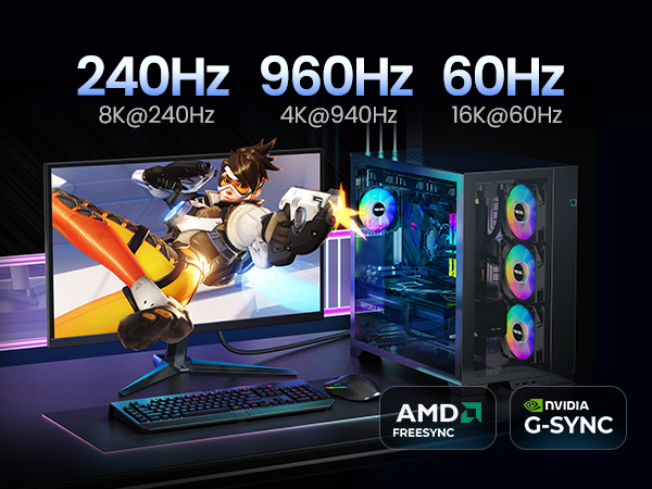 dp 2.1 cable 80gpbs vesa certified