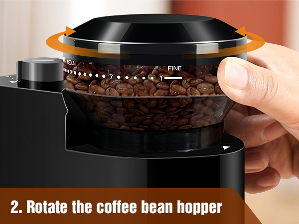 electric burr coffee grinder
