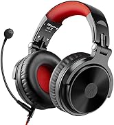 Bluetooth Over Ear Headphones with 110Hrs Playtime, OneOdio Wired Gaming Stereo Headsets with Boo...