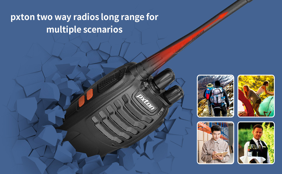 pxton walkie talkies for adults long range