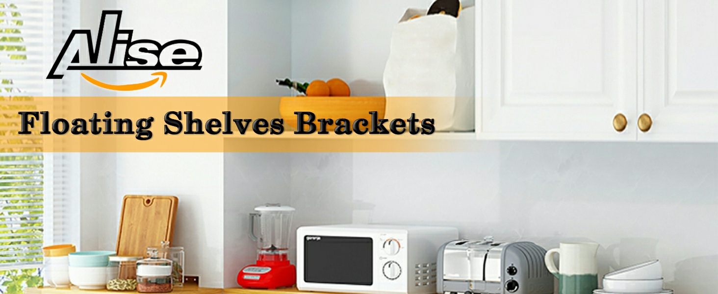 Alise floating shelves brackets for walls