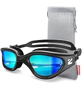 ZIONOR Swim Goggles Adult, G1 Air Polarized Anti-Fog Swimming Goggles for Women Men, Soft Silicon...