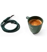 OutIn Espresso Cup, Espresso Shots Cup Made From Coffee Ground with Lanyard, 3 oz Small Coffee Cu...