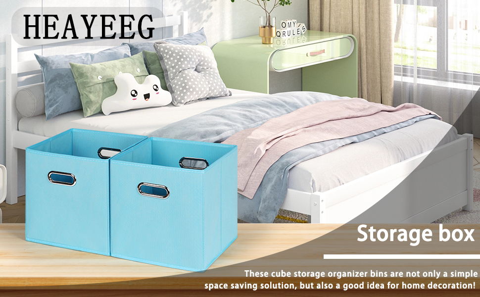Fabric storage cubes Easy to store various items