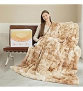 Faux Fur Electric Blanket Twin Size 62