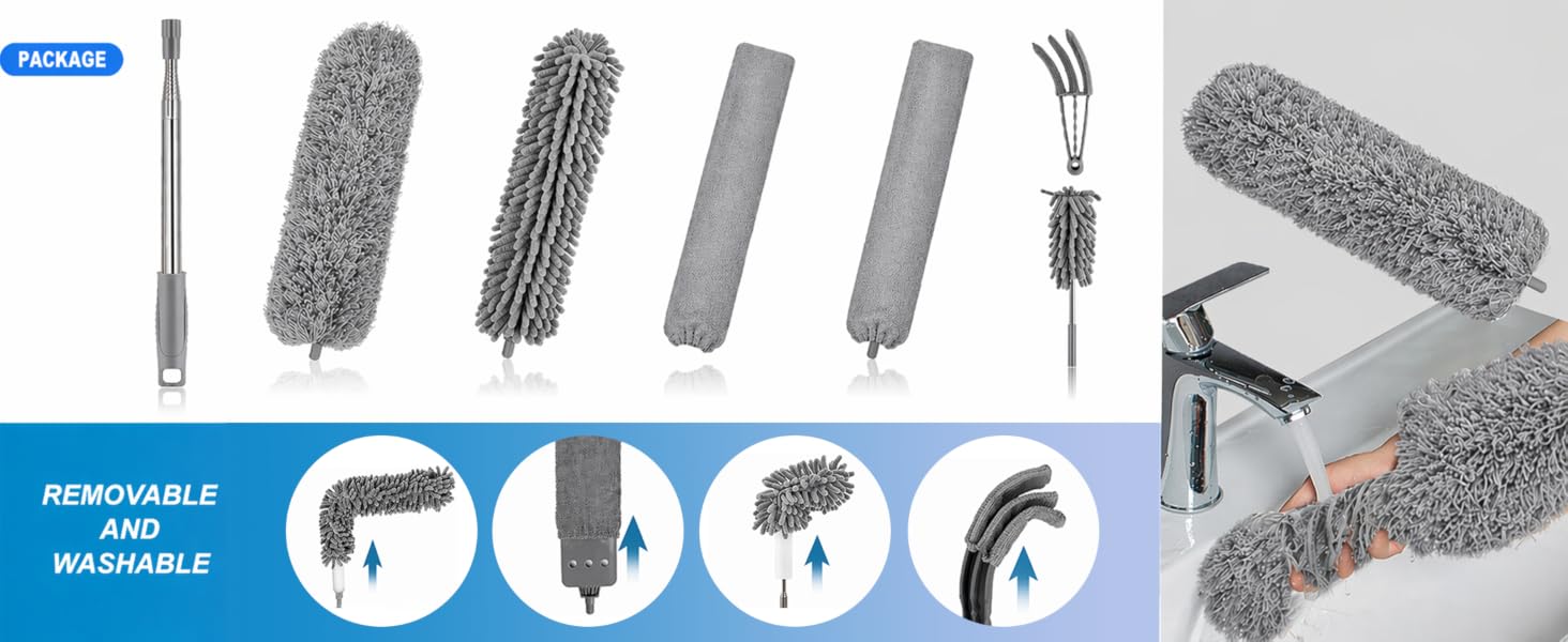 7 Piece Set, Washable and Easy to Store