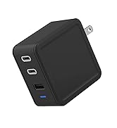 BoxWave PD GaNCharge Wall Charger (65W) - Universal PD GaNCharge Wall Charger (65W) - Jet Black, ...